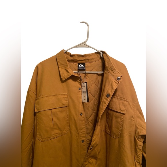Quiksilver Men's Brown Shirt Jacket. Size XXL. New with tags - Picture 7 of 9